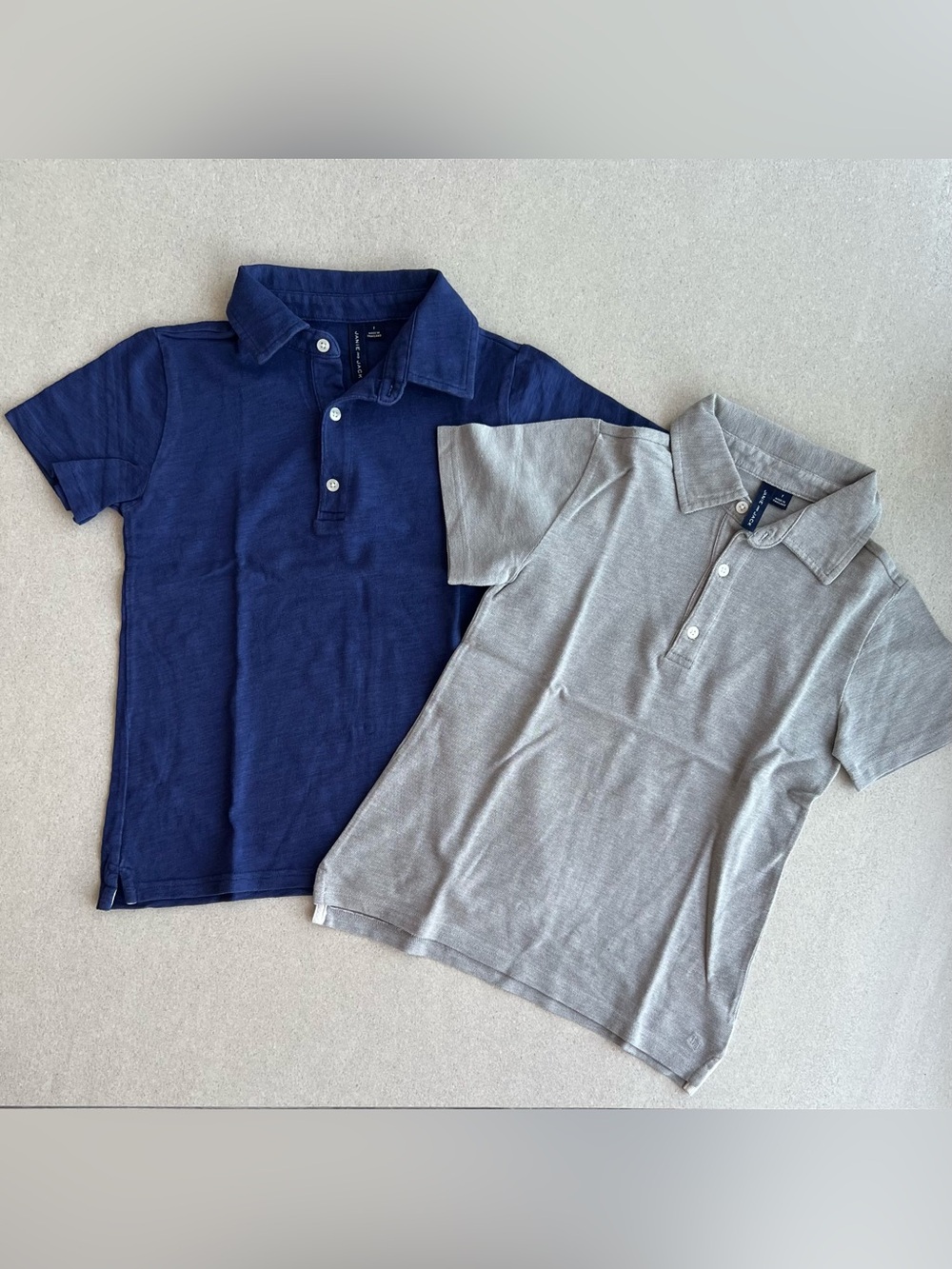 Janie and Jack short sleeve polo shirt - set of 2